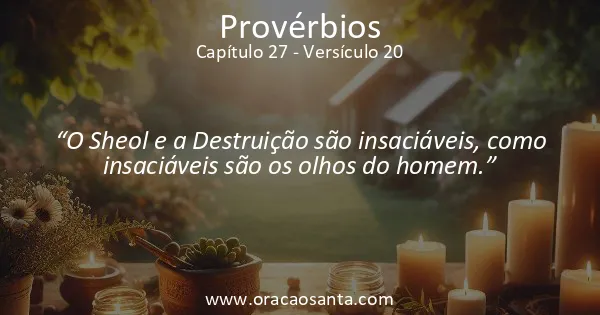 Provérbios 27:20