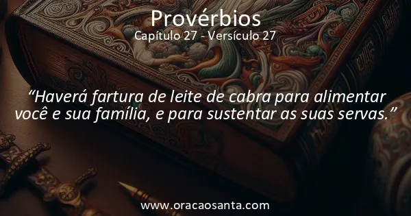 Provérbios 27:27