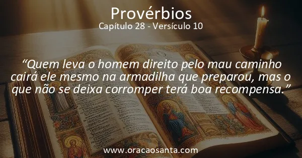 Provérbios 28:10