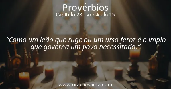 Provérbios 28:15