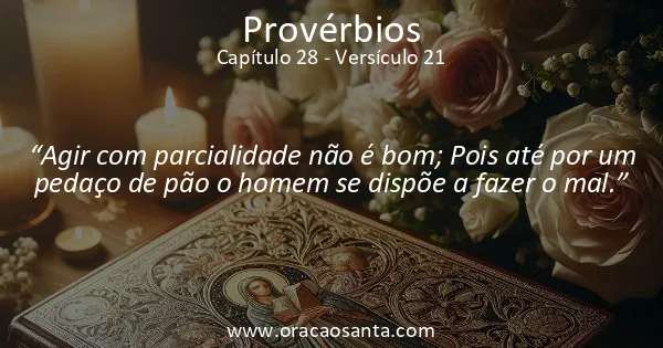 Provérbios 28:21