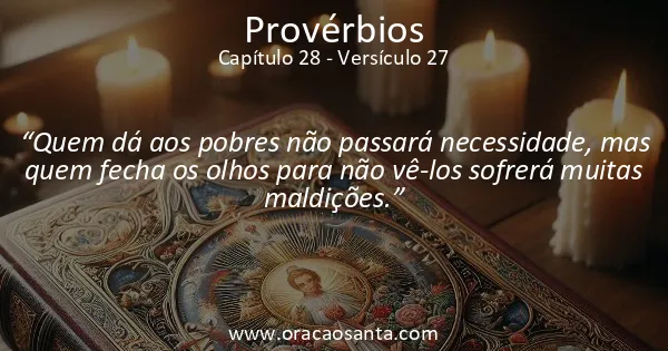 Provérbios 28:27