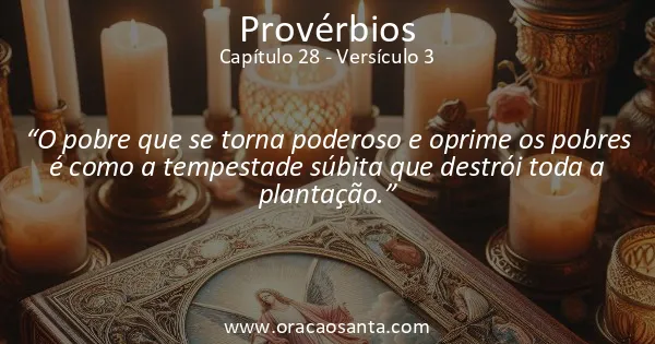 Provérbios 28:3