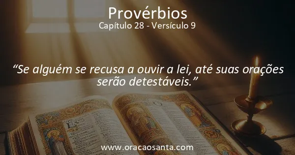 Provérbios 28:9