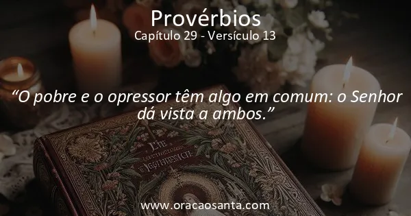 Provérbios 29:13