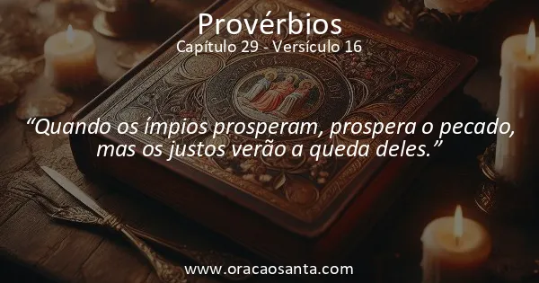 Provérbios 29:16