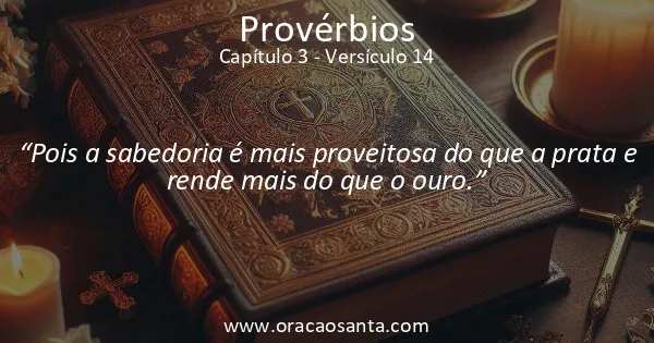 Provérbios 3:14