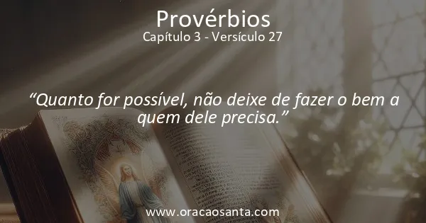 Provérbios 3:27