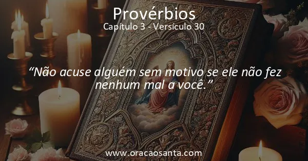 Provérbios 3:30