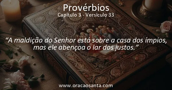 Provérbios 3:33