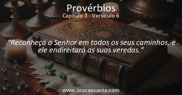 Provérbios 3:6