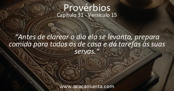 Provérbios 31:15