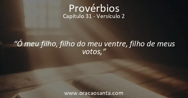 Provérbios 31:2