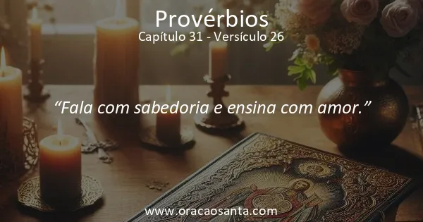 Provérbios 31:26