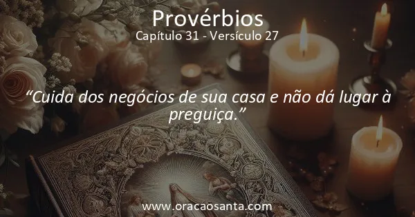 Provérbios 31:27