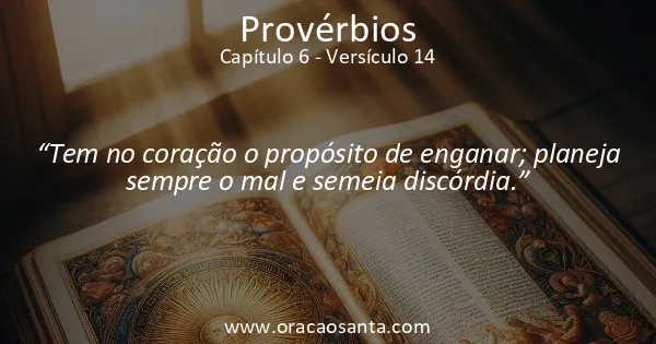 Provérbios 6:14
