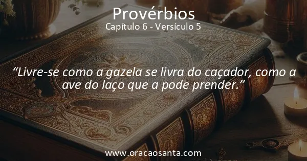 Provérbios 6:5