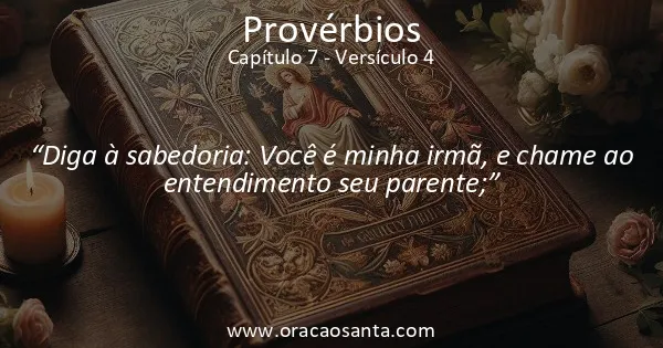Provérbios 7:4