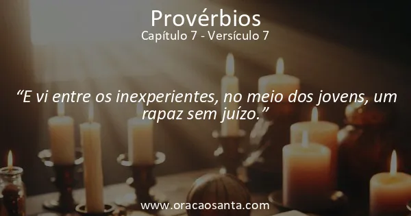 Provérbios 7:7