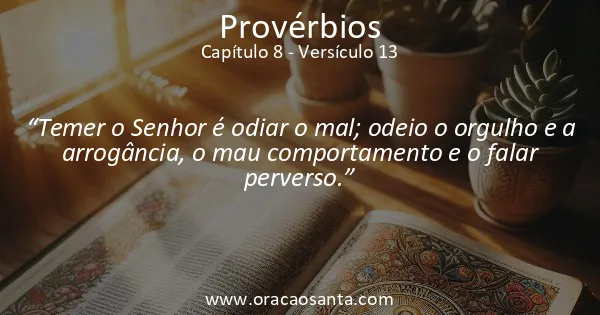 Provérbios 8:13