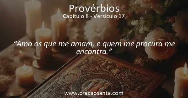 Provérbios 8:17