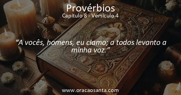 Provérbios 8:4