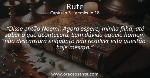 Rute 3:18