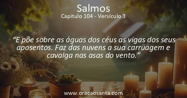 Salmos 104:3