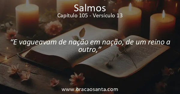 Salmos 105:13