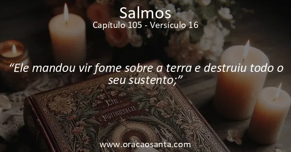 Salmos 105:16