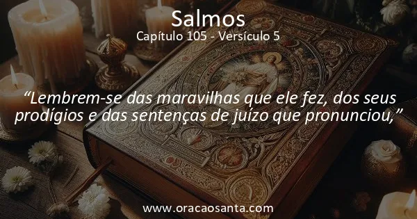 Salmos 105:5