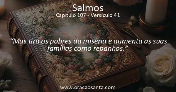 Salmos 107:41