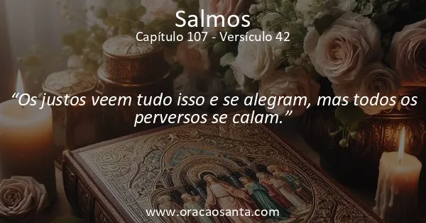 Salmos 107:42
