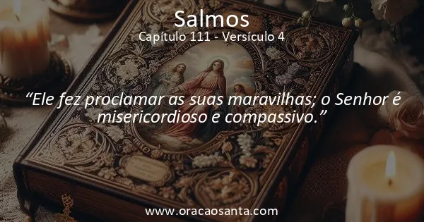 Salmos 111:4