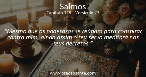Salmos 119:23