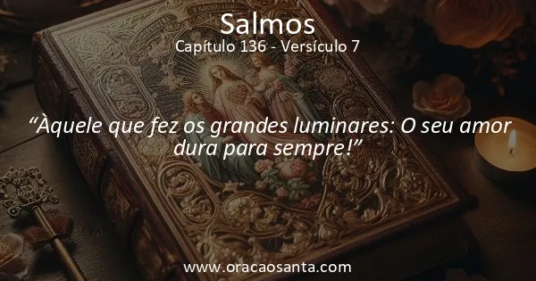 Salmos 136:7