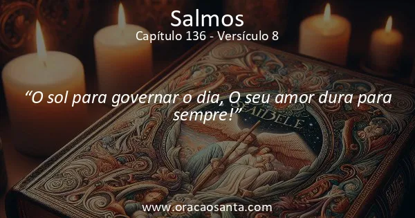 Salmos 136:8