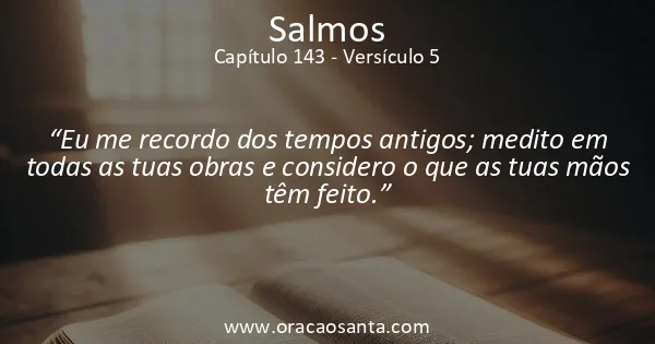 Salmos 143:5