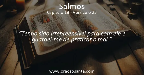Salmos 18:23