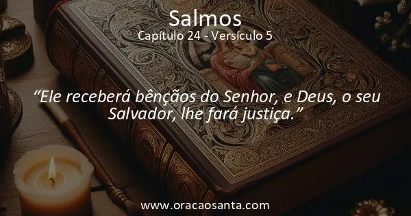 Salmos 24:5