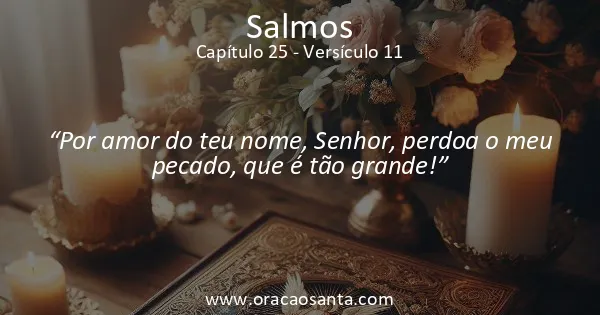 Salmos 25:11