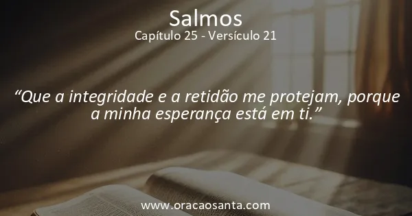 Salmos 25:21