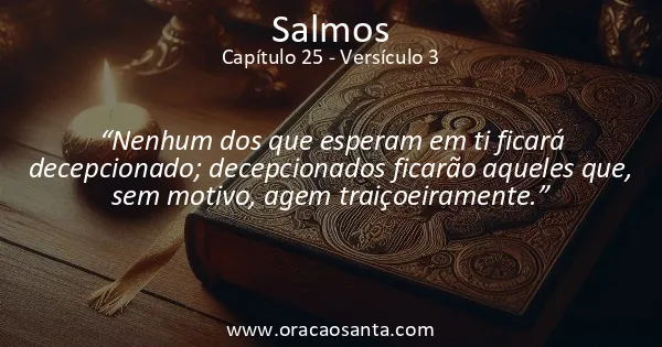 Salmos 25:3