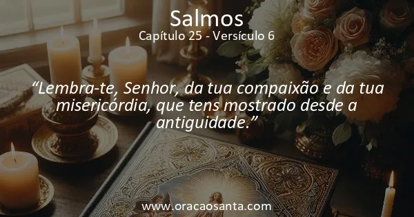 Salmos 25:6