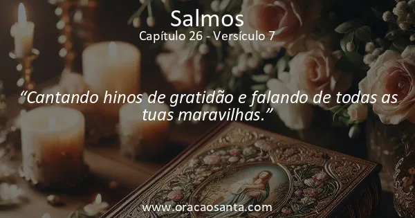 Salmos 26:7