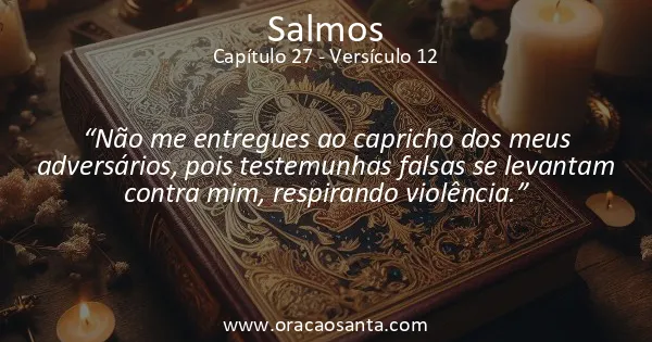 Salmos 27:12