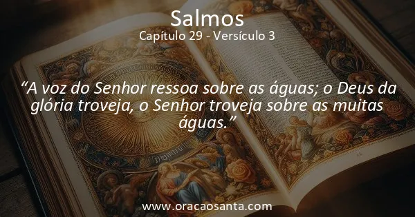 Salmos 29:3