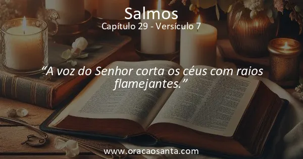 Salmos 29:7