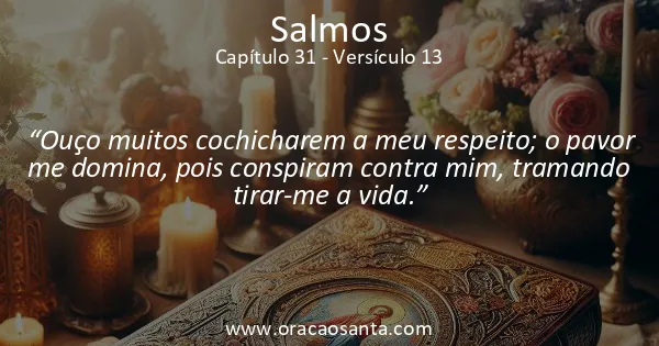 Salmos 31:13