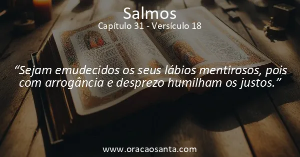 Salmos 31:18